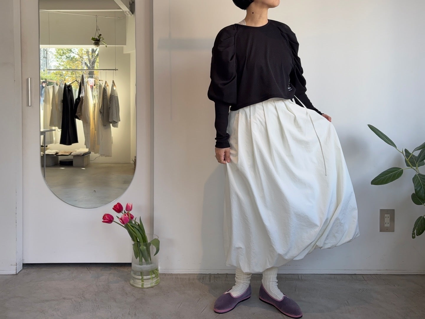 MarchAprilMay//bingsoo tops short ピンストップスショート