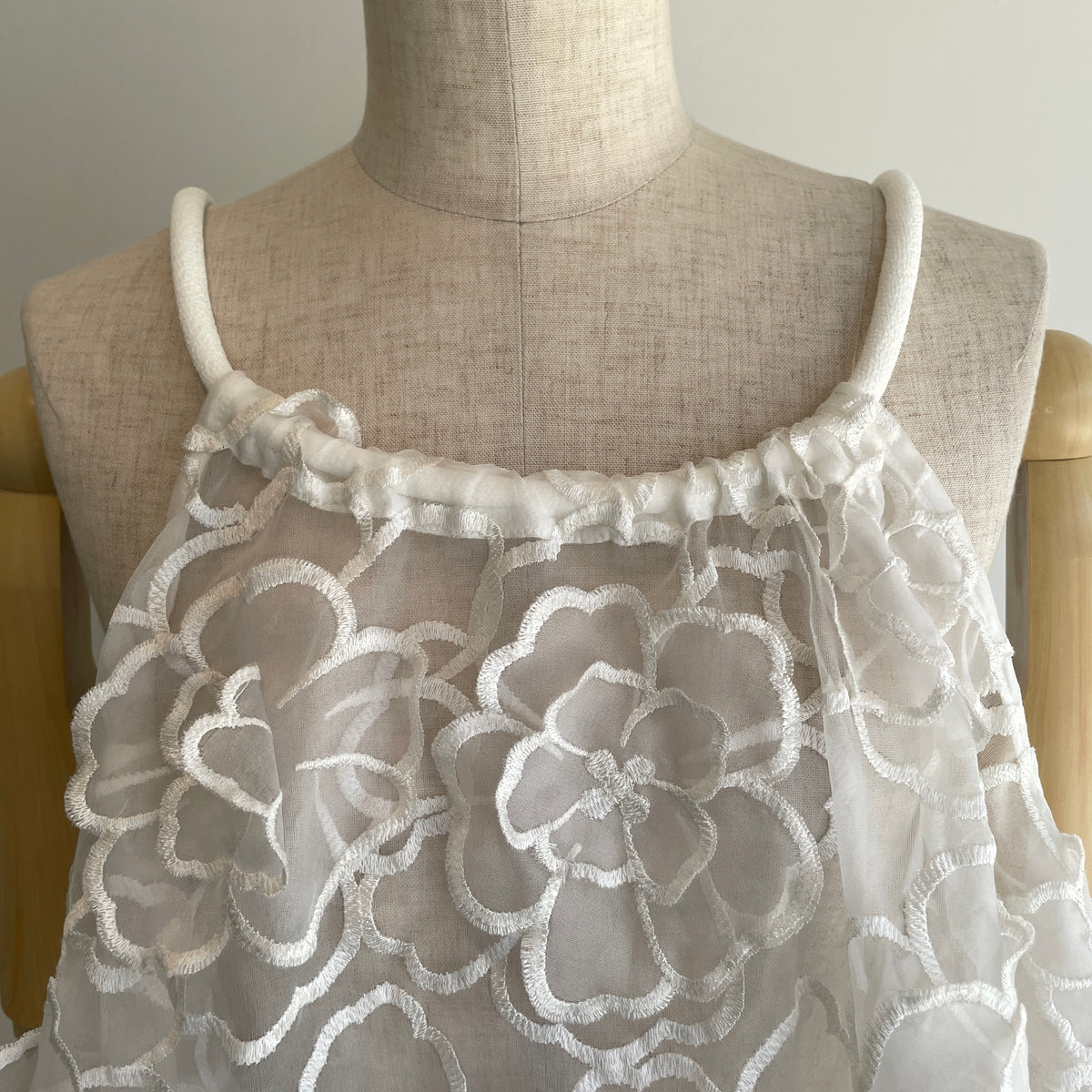 TOURNON.//FLOWER ORGANDYCIRCULAR ブラウスTR26ABL028