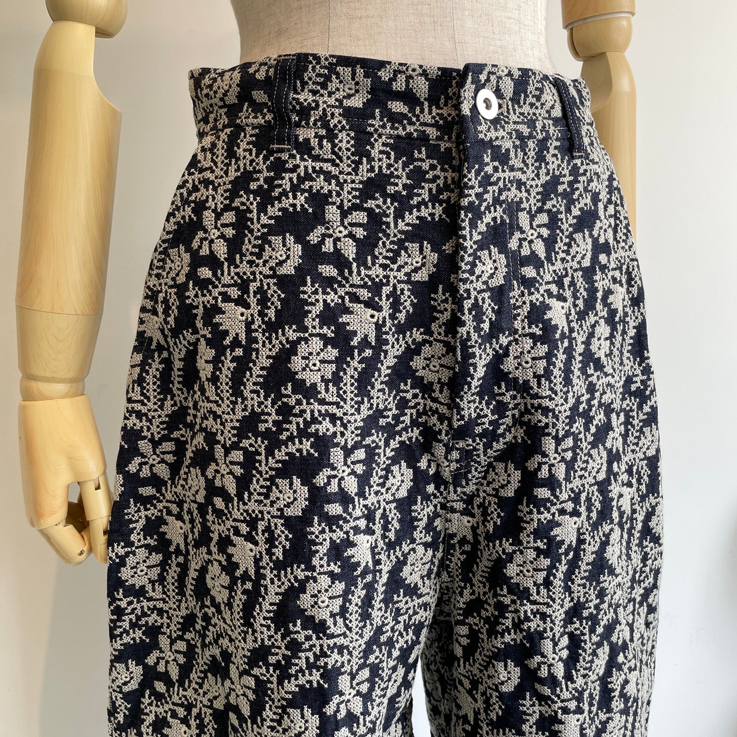 qiri//garden embroidery デニムパンツ　6301PT005262