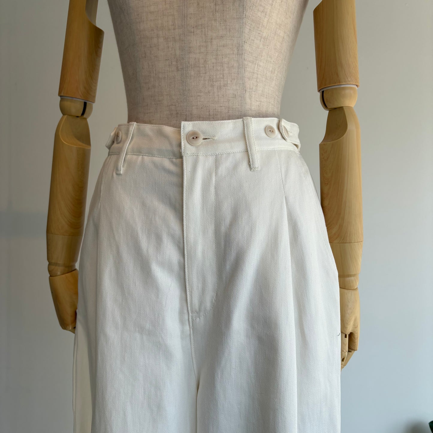 porterdesboutons//デニムワンタックパンツ　25107