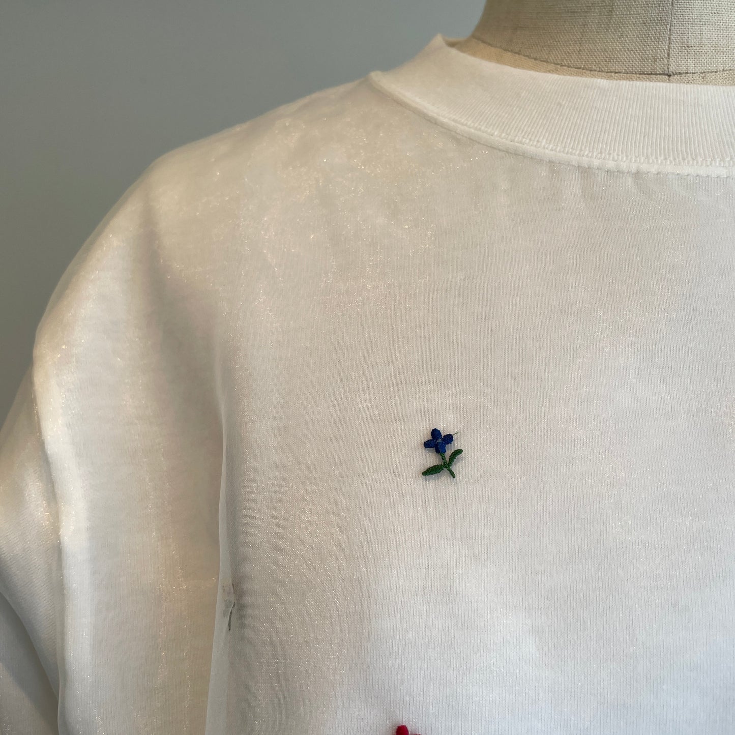 porter des boutons//Petite fleurドゥーブルTシャツ　P21-3-035