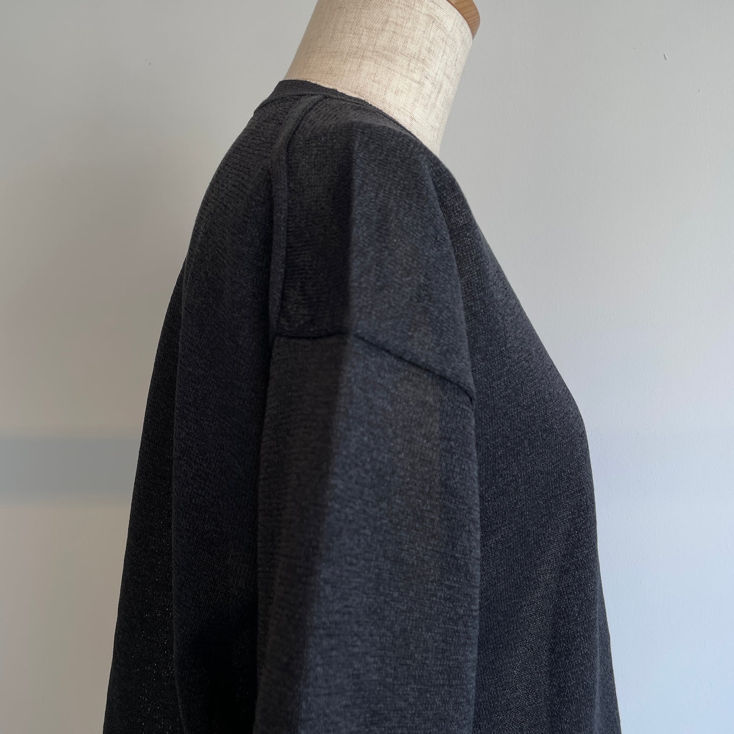 yuni //12G和紙/pehalf sleeves knit Tシャツ　1701KN006261