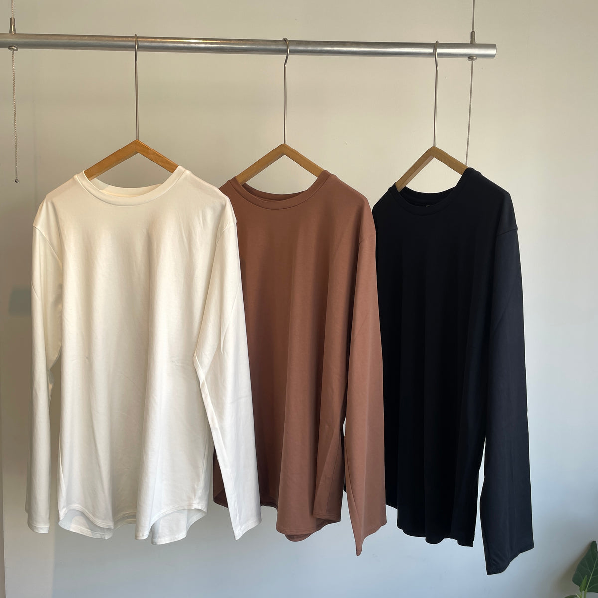 yuni//C/水起毛スムースlong s leeves PO 1701CT010262