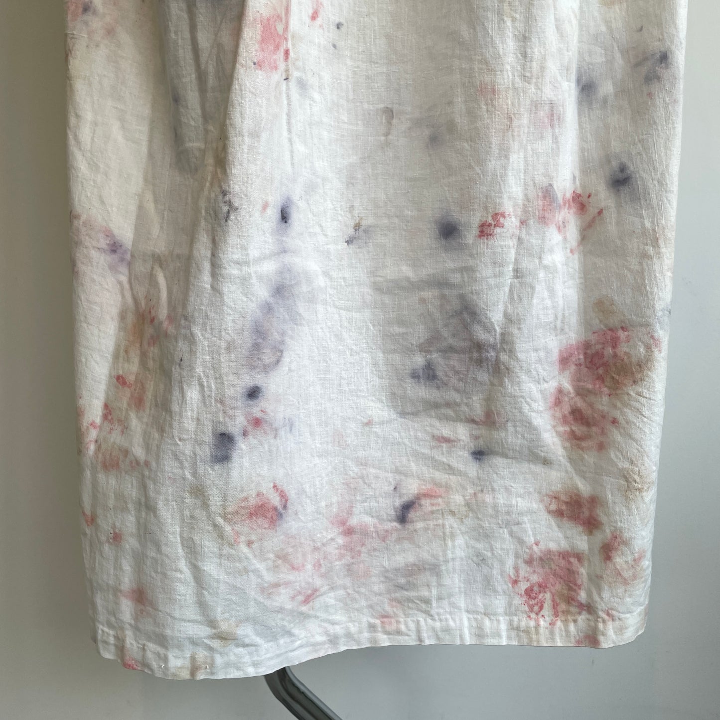 Oo//vintage ロングシャツ OP（ice dye)