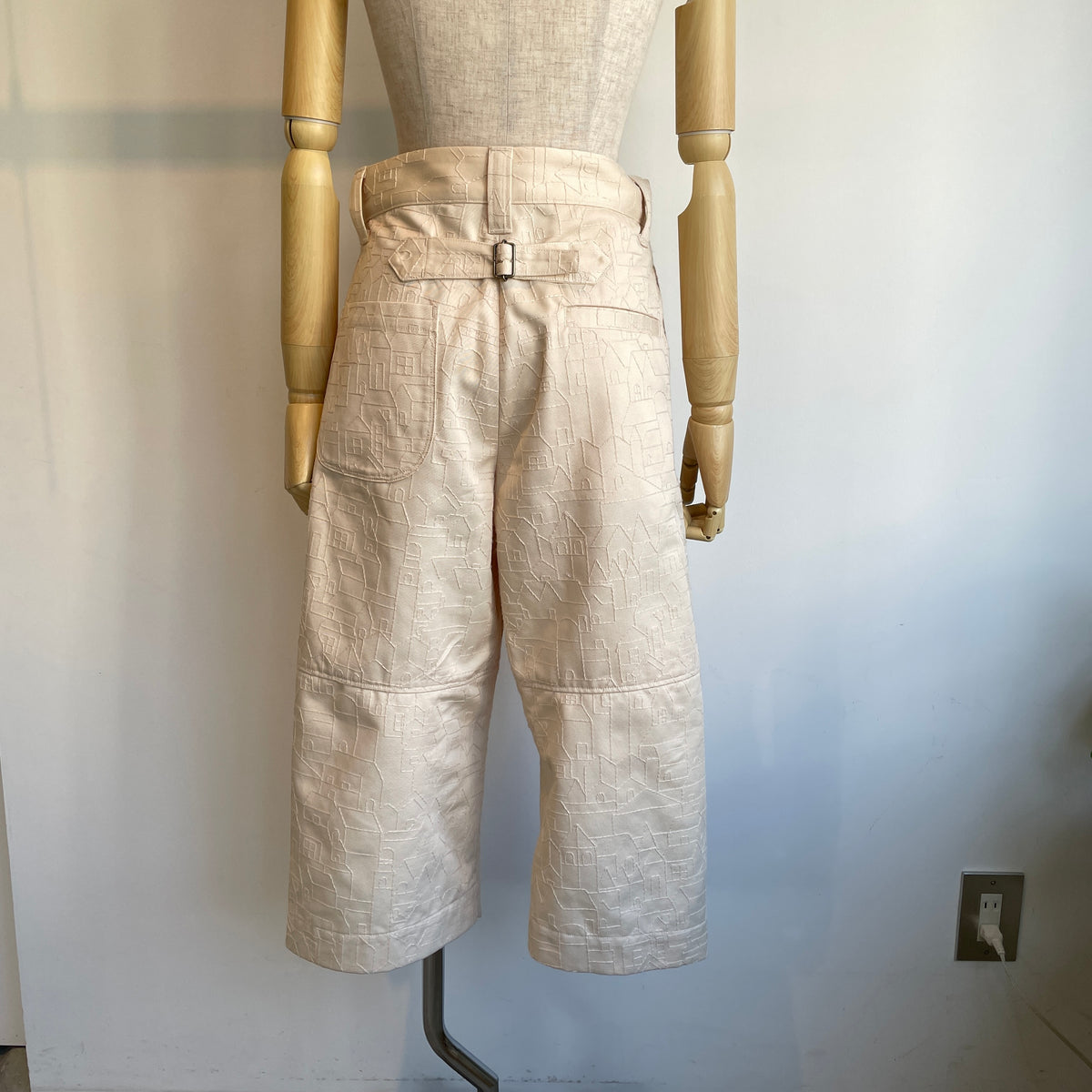 ASEEDONCLOUD【受注商品】//Townscape embroidery Robber trousers 271504