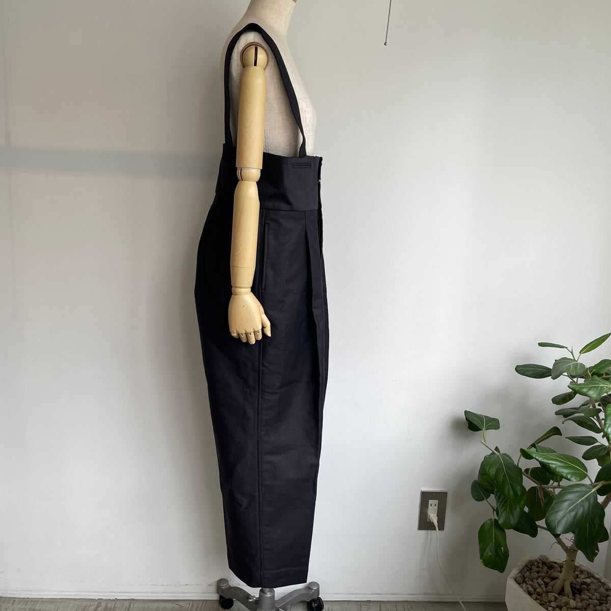 haversack//フレンチモールスキンサロペットパンツ　462623