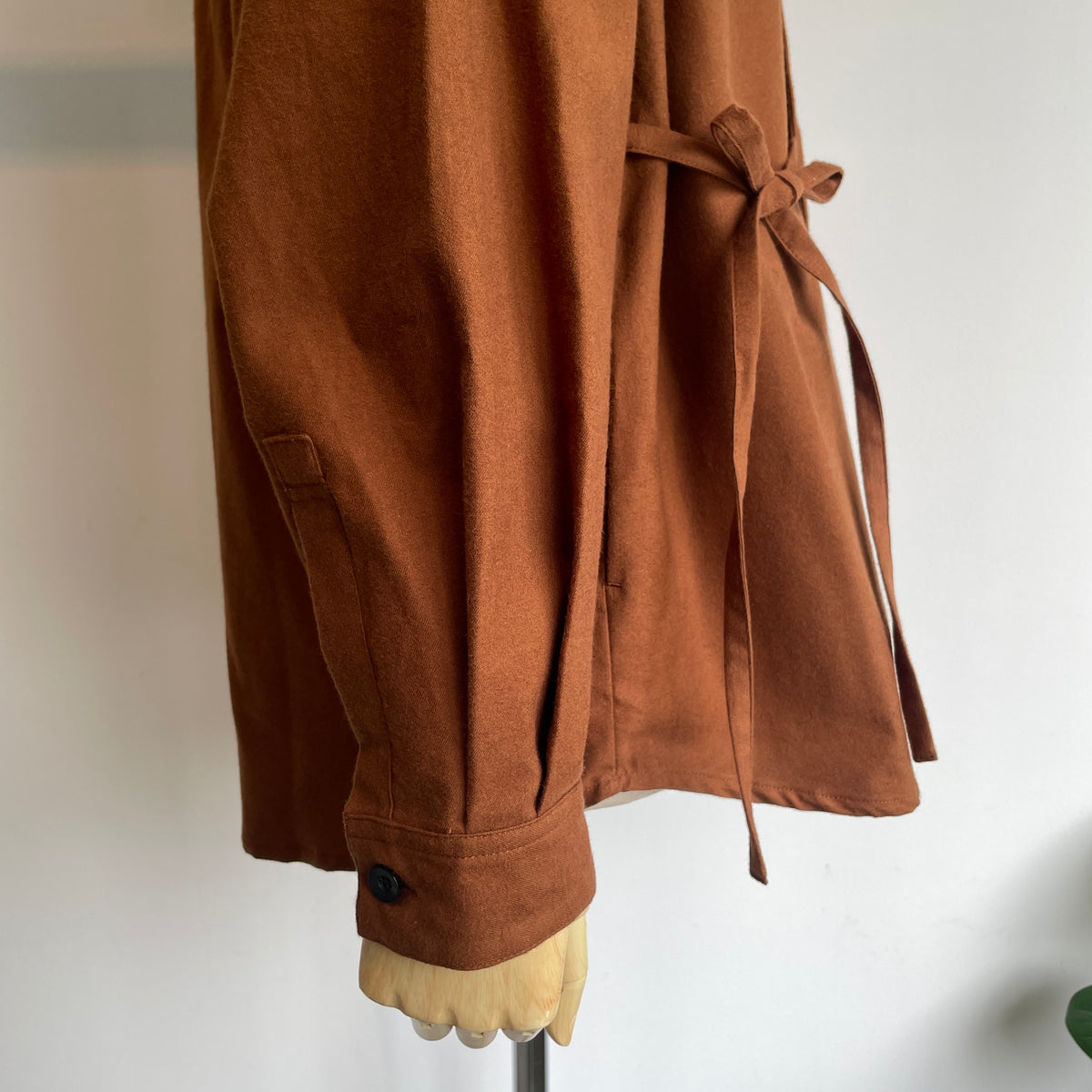 buoy buoy//SUEDE TOUCH FLANNELシャツ　2701BL009262