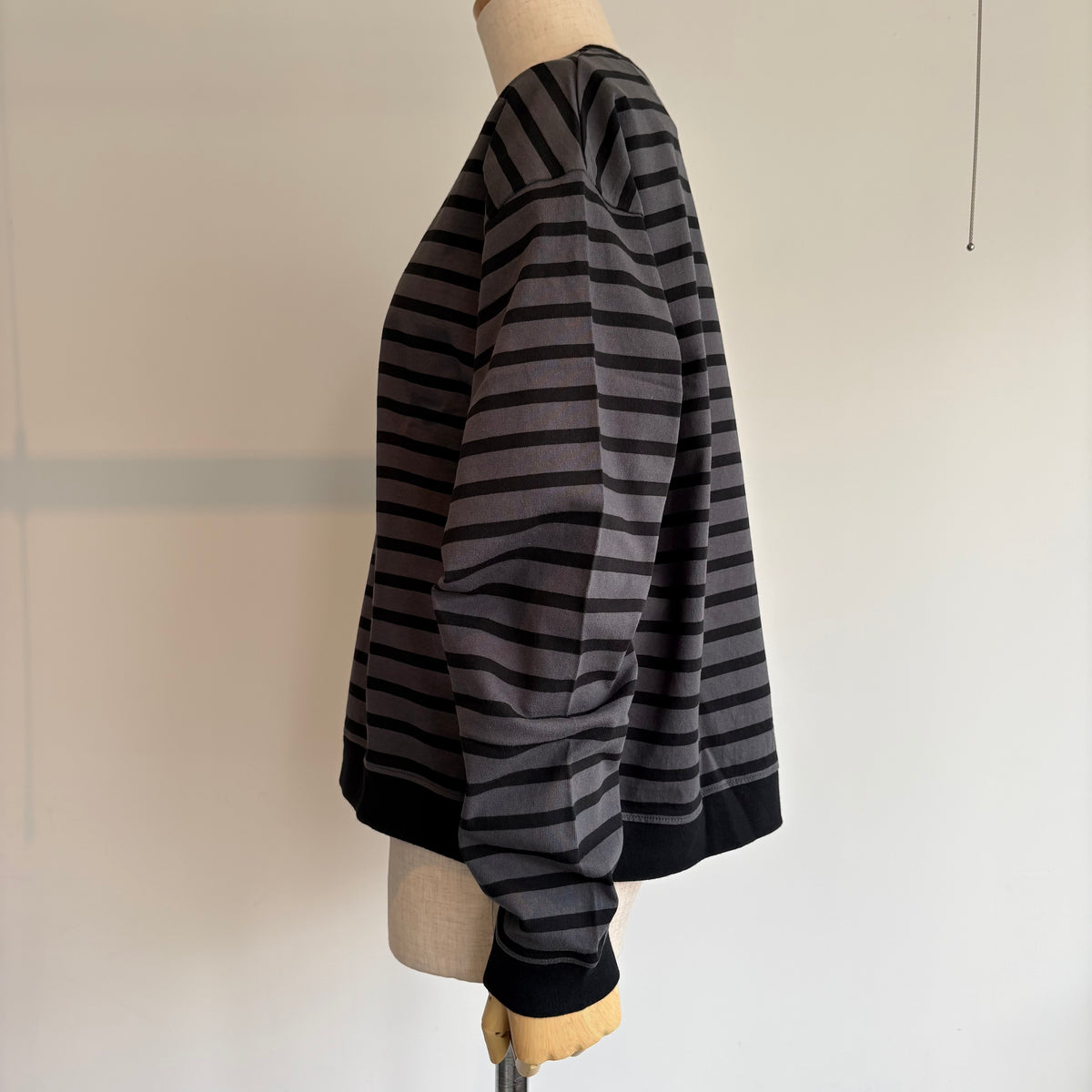 handsofcreation//18/一天竺ボーダー クルーネックPO 01640871