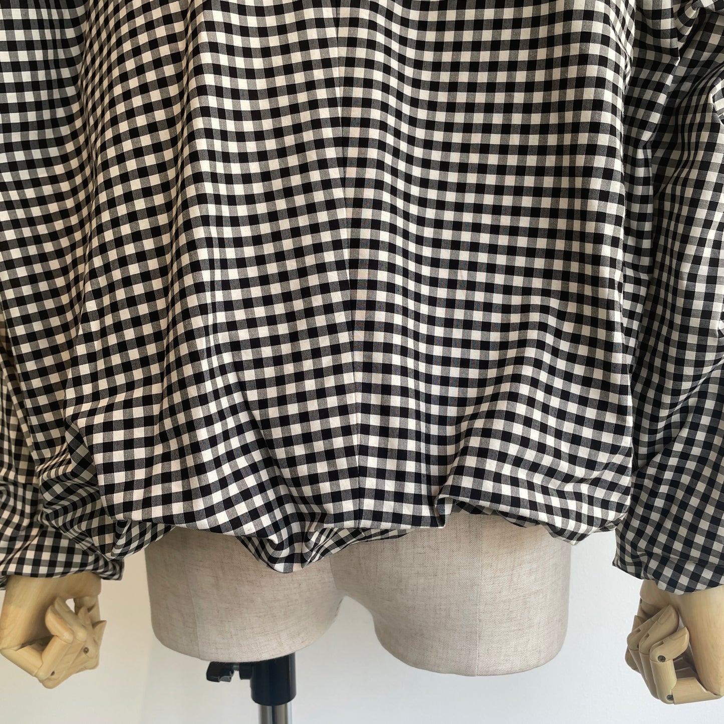 HAVERSACK //コットンシルクギンガムチェックZIPブルゾン 872624