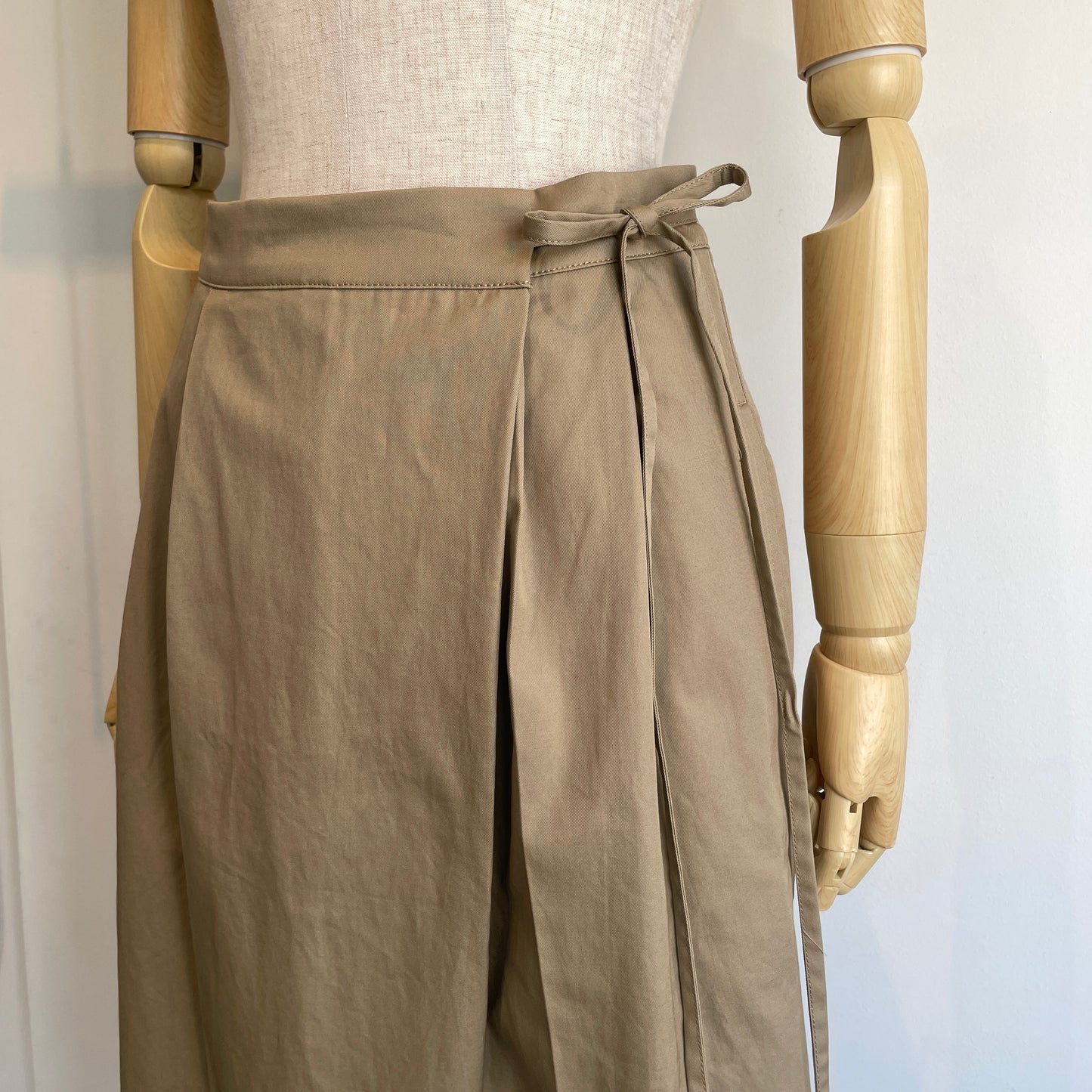 yuni//master seed Cotton chino wrap パンツ　1701PT007262