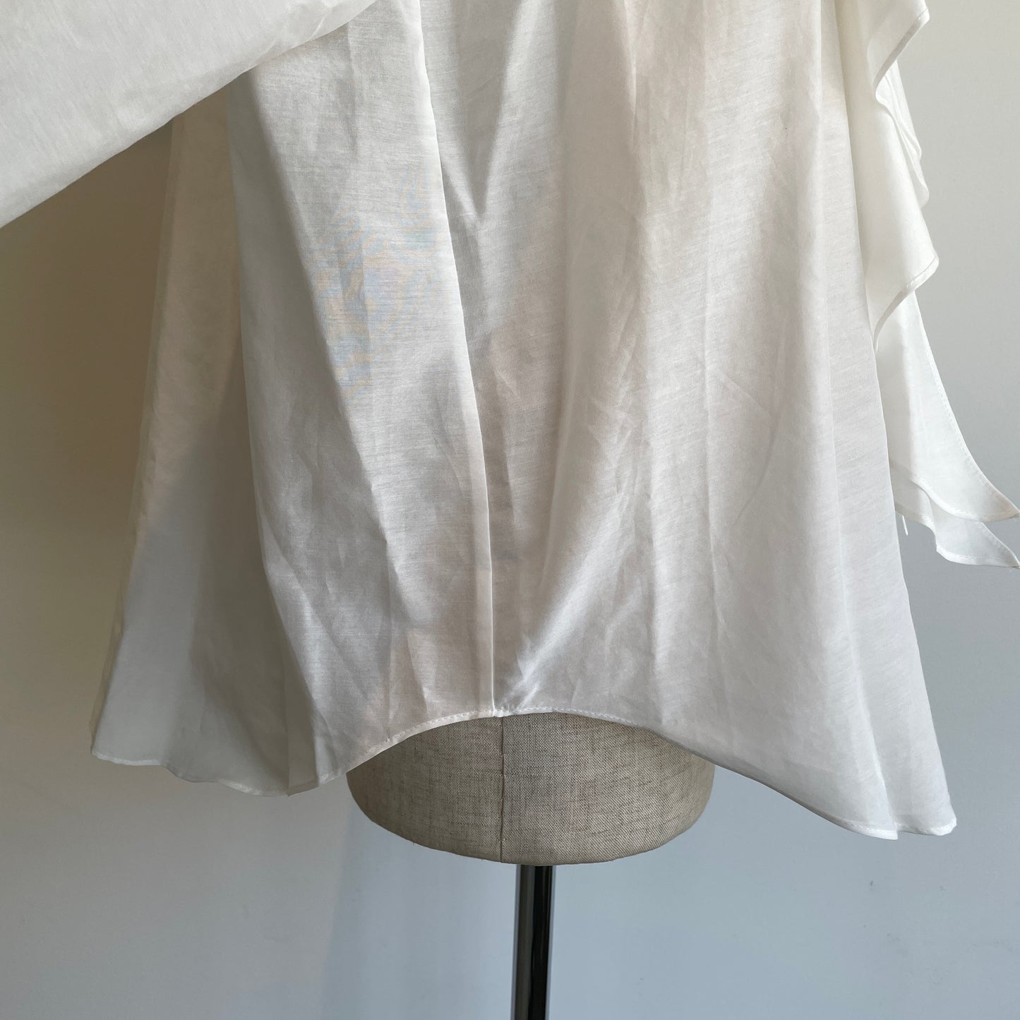 heriter//cotton silk raffle blouse H2-26-3003