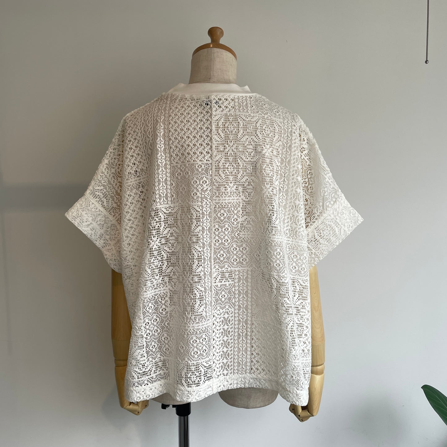 universaltissu//パッチワークレース モックネックドルマンT TS260CT088