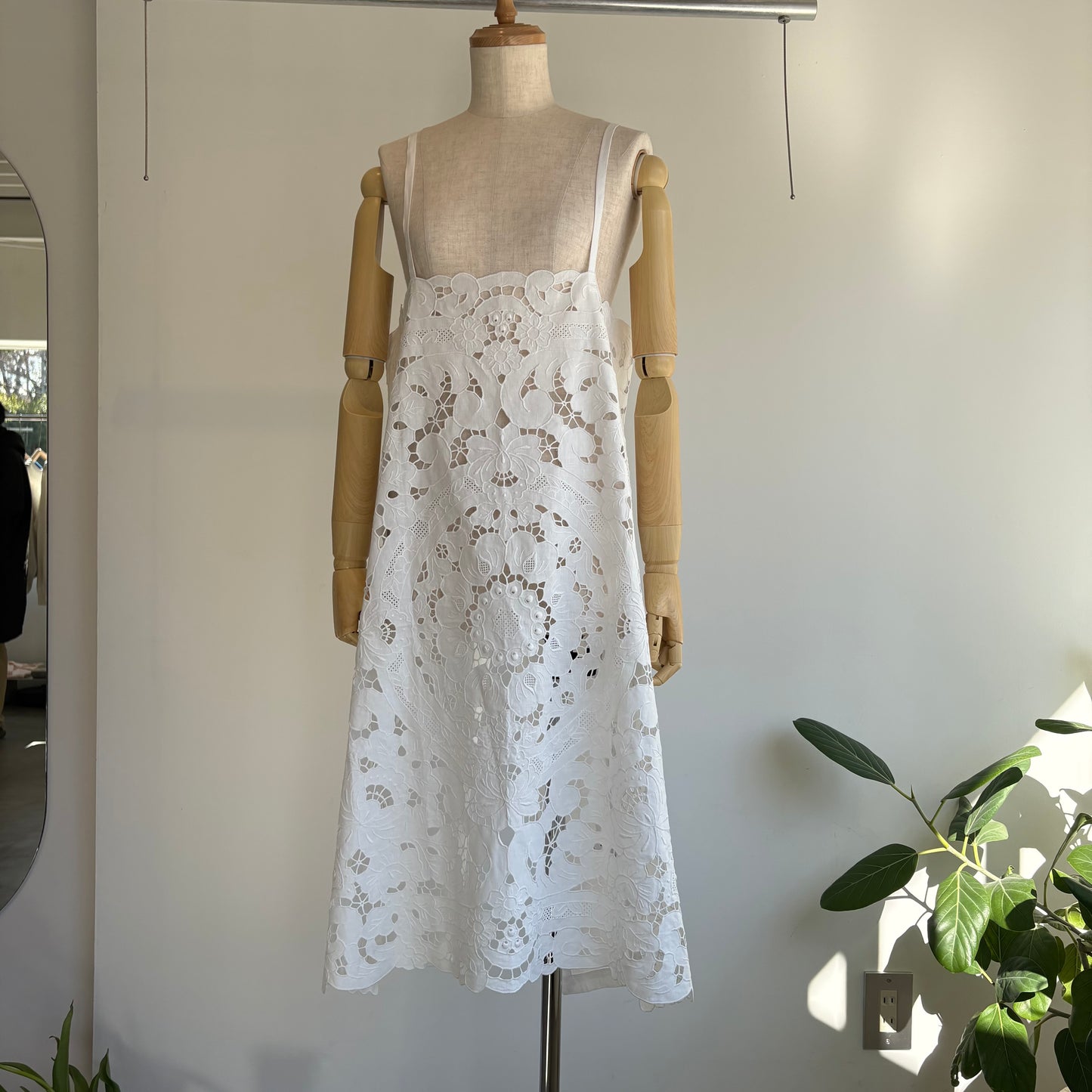 heriter//cutwork parts tablecloth apron dress H0-00-7045