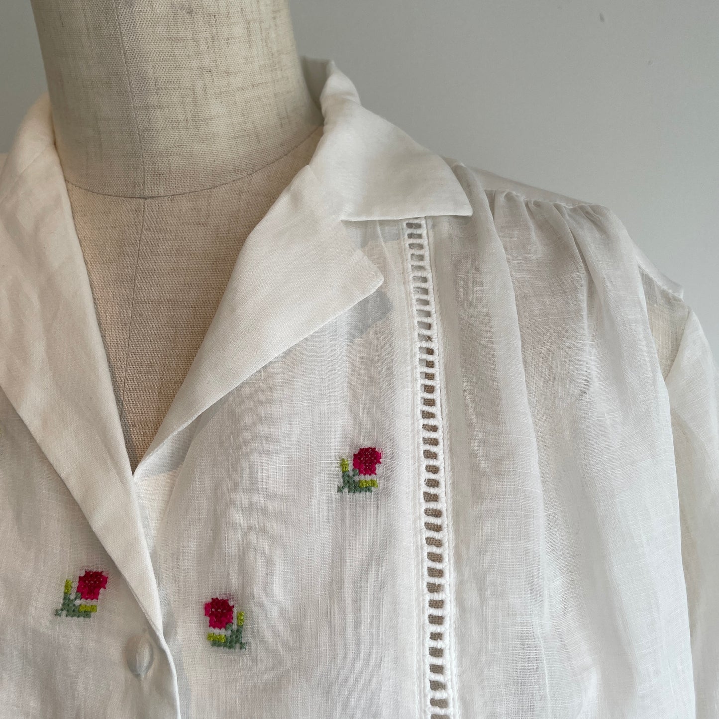 porter des boutons//boutonsオープンカラーシャツ　P21-1-028