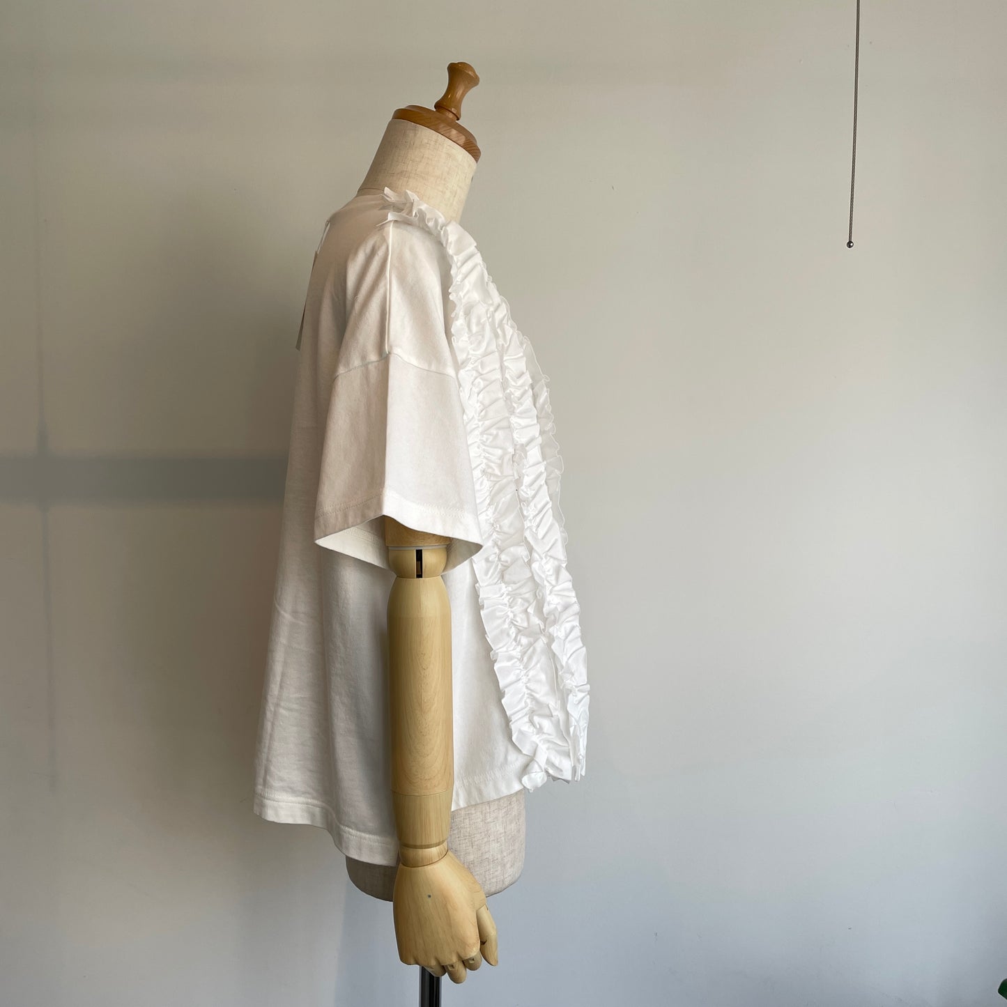 universaltissu//クラシック天竺 フリルTシャツ　US251CT023
