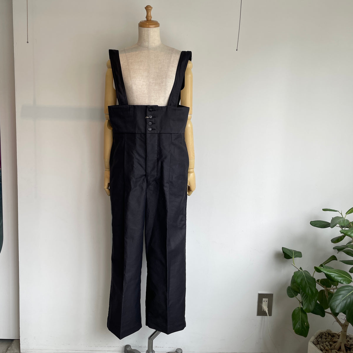 haversack//フレンチモールスキンサロペットパンツ　462623