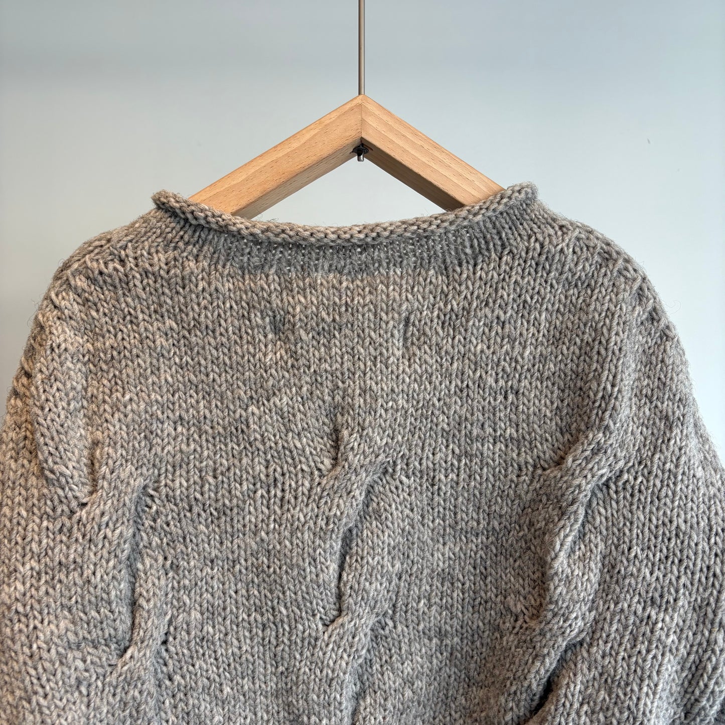 handsofcreation//ローゲージニット手編みBigケーブルP/O 01540724