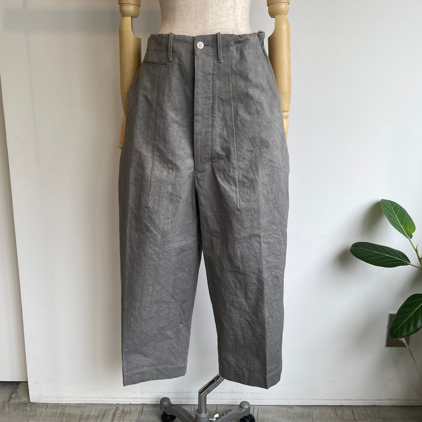 HAVERSACK//高密度ツイルワイドワークパンツ　462624