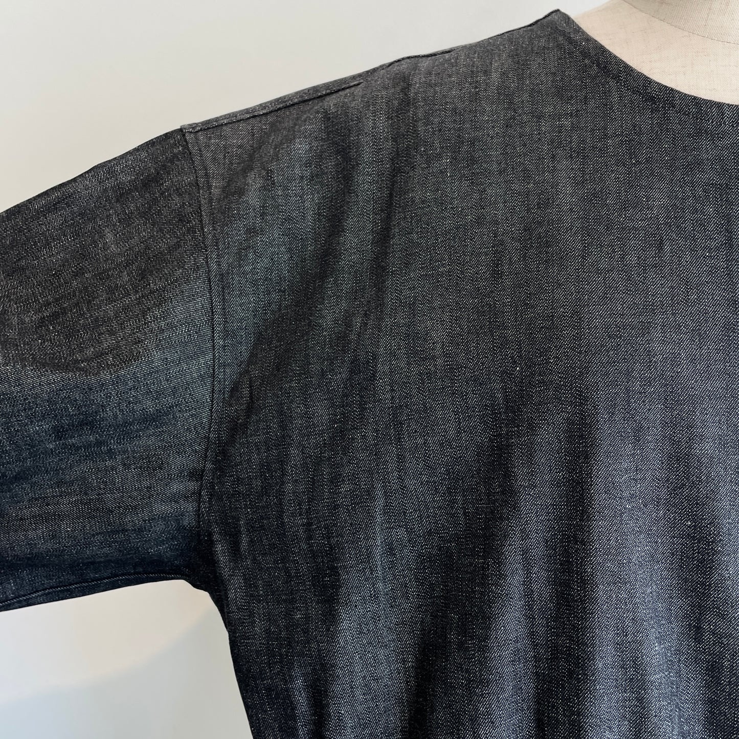 HAVERSACK //8.5 0Zライトデニム 5分袖ロングワンピ
ース） 652622