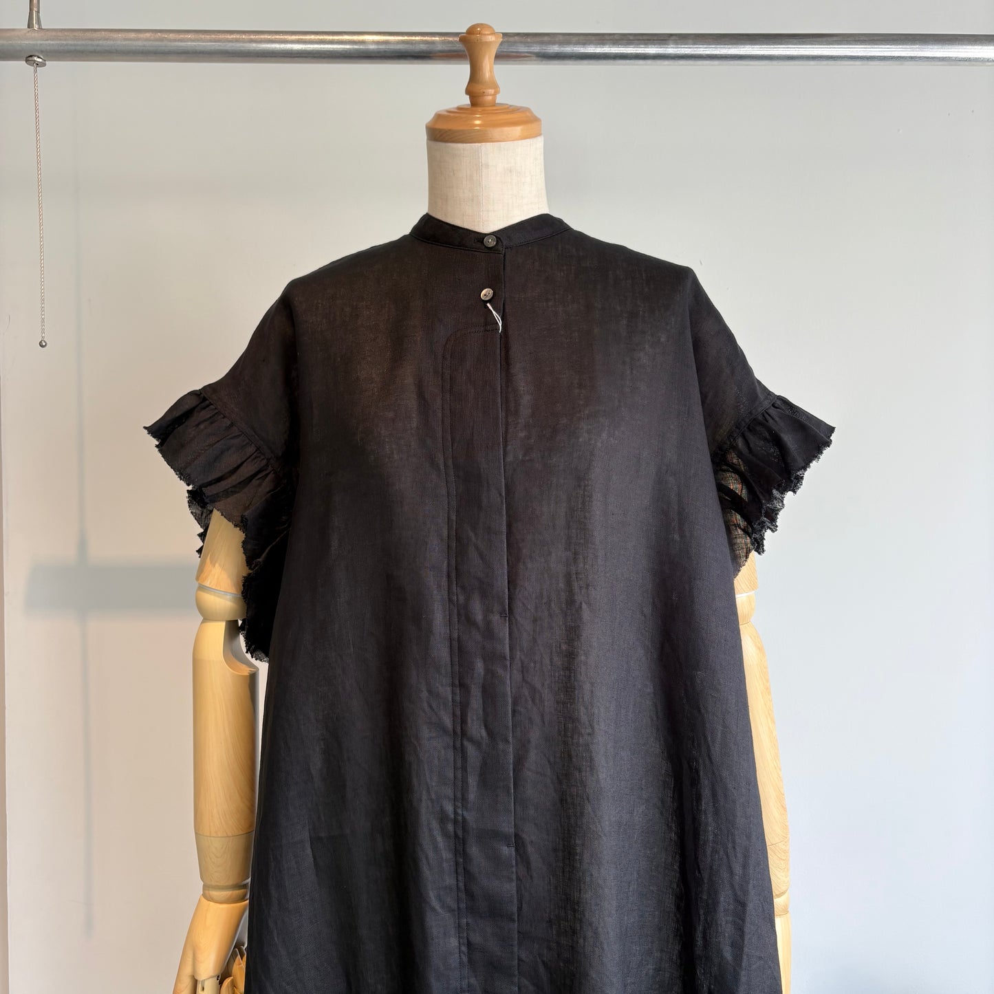 yuni//60/1Linen gather sleeves OP    1701OP026261