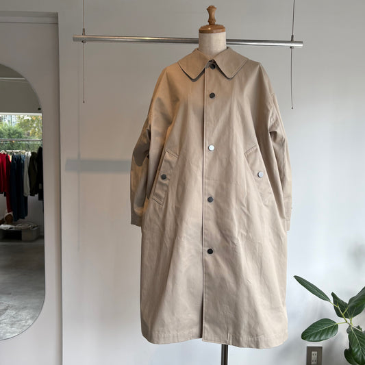 handsofcreation//2/60シャンブレーギャバ撥水ステンコート　2610001