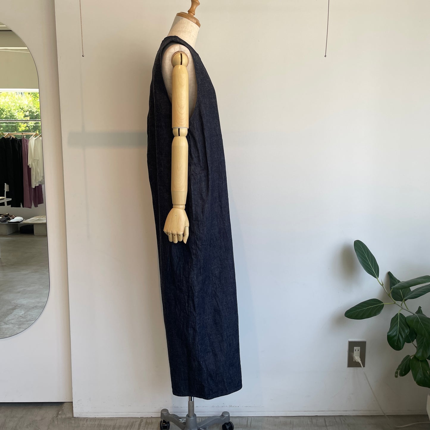 yuni//コットンライトオンス denim オールインワン　1701PT029261