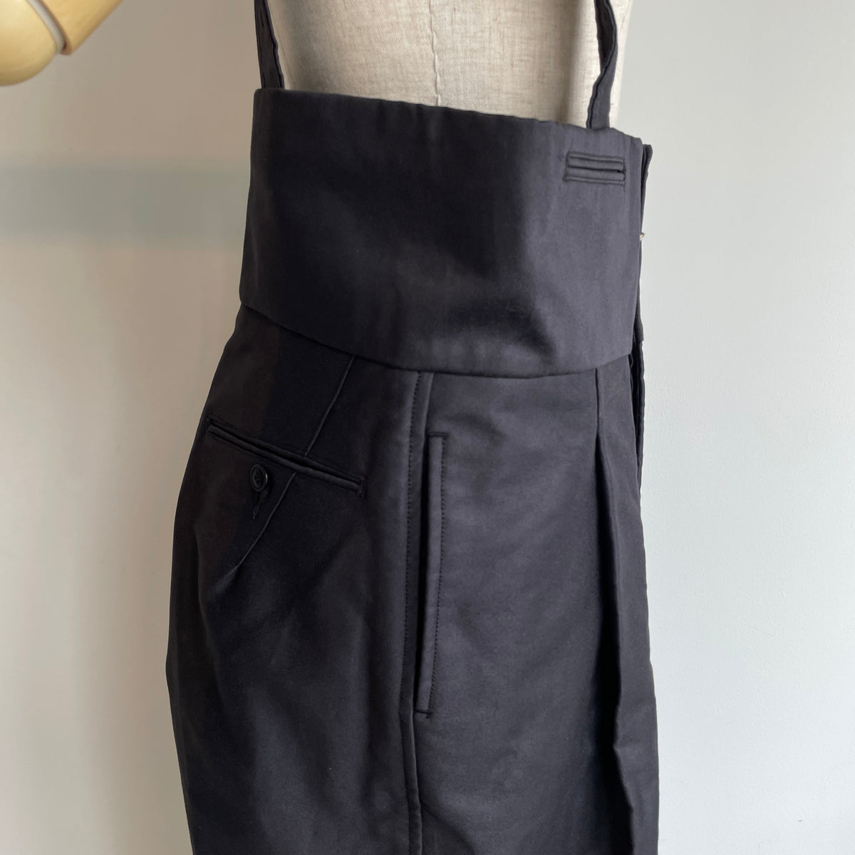 haversack//フレンチモールスキンサロペットパンツ　462623