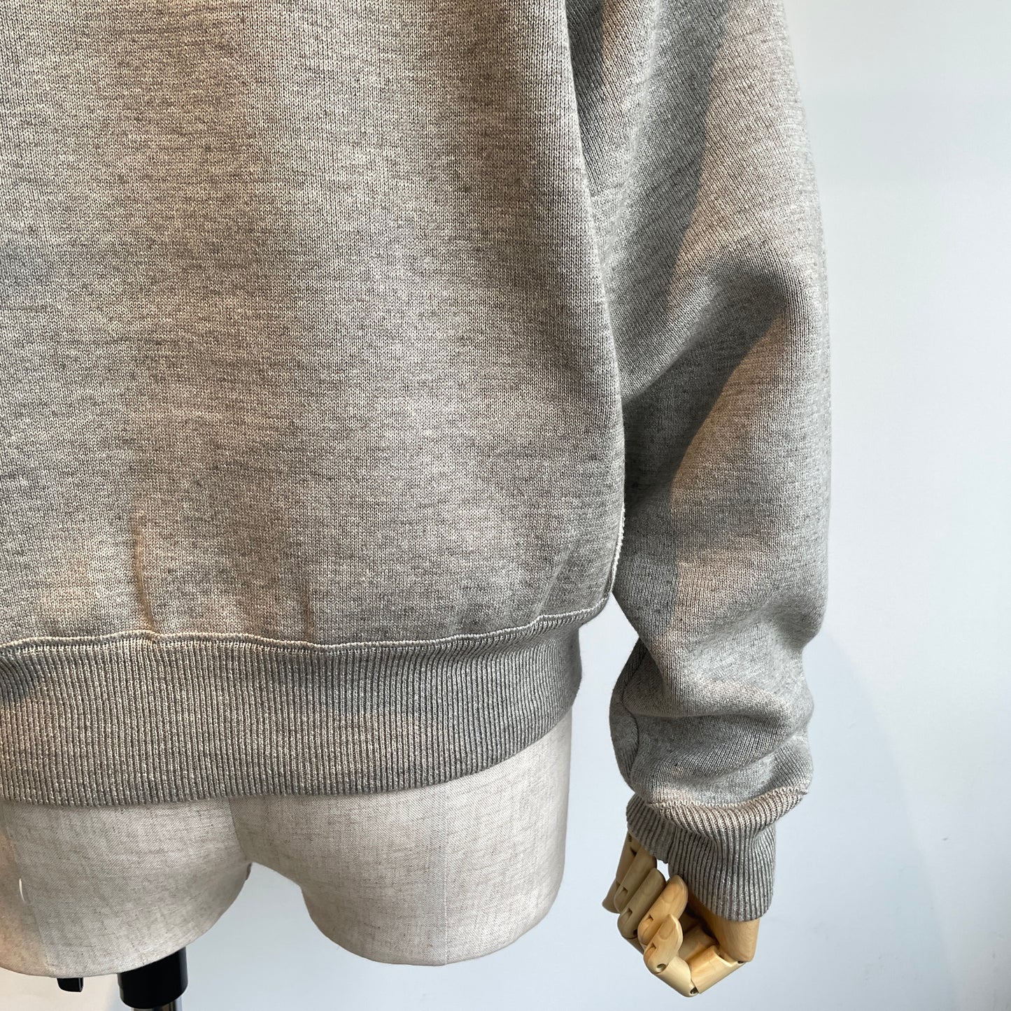 UNDYED //KNIT W FACE TRIM CREW PO USN24SKC060