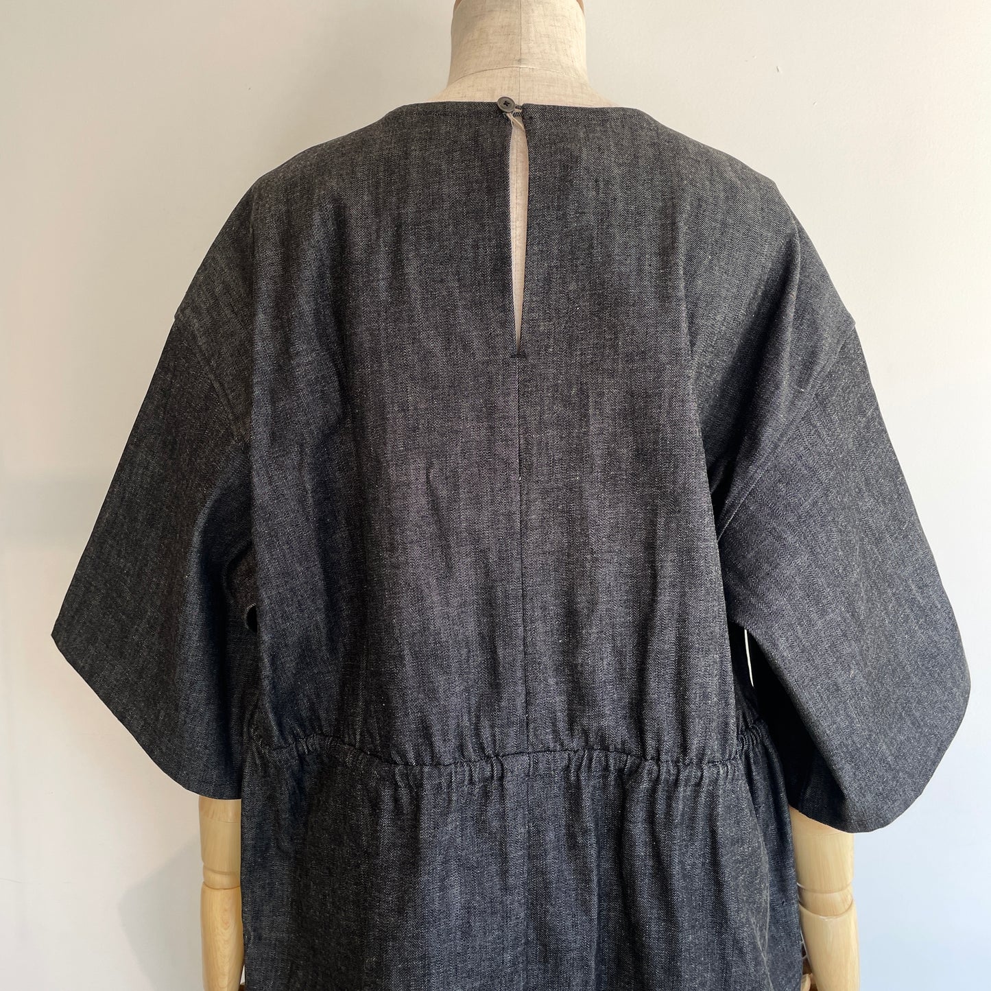 HAVERSACK //8.5 0Zライトデニム 5分袖ロングワンピ
ース） 652622