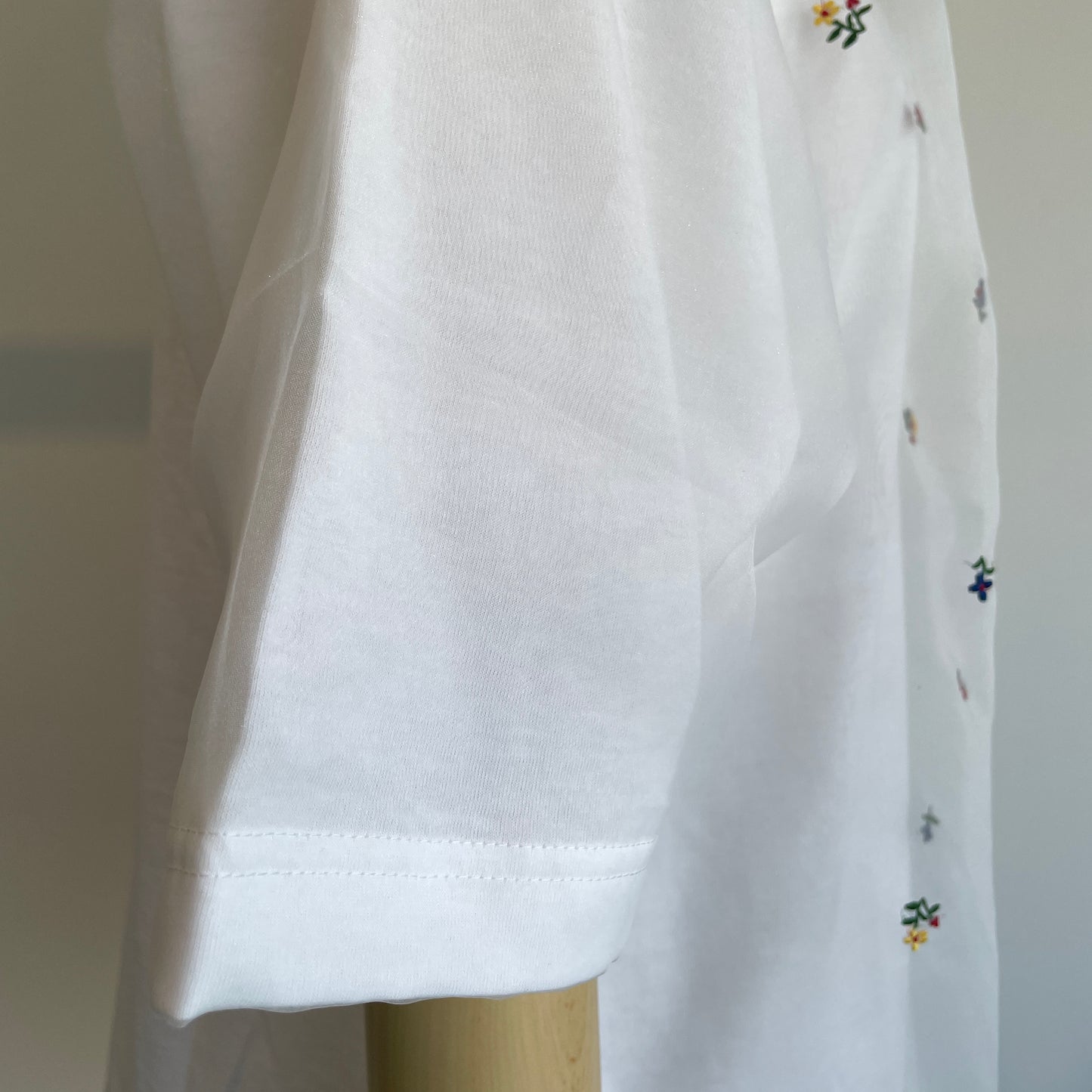 porter des boutons//Petite fleurドゥーブルTシャツ　P21-3-035