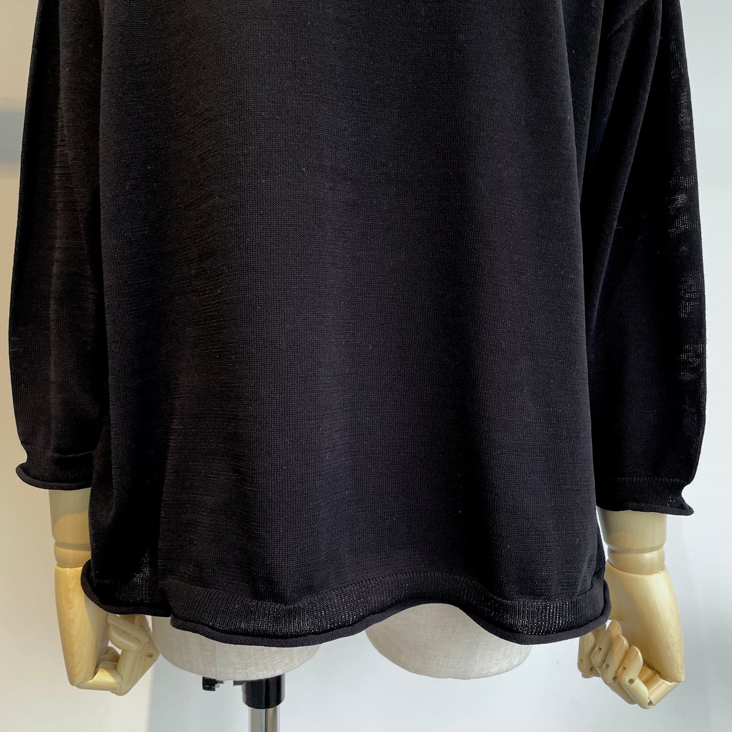 handsofcreation//強撚COTTON15Lホールガーメント7分袖ポケットP/0 03610701