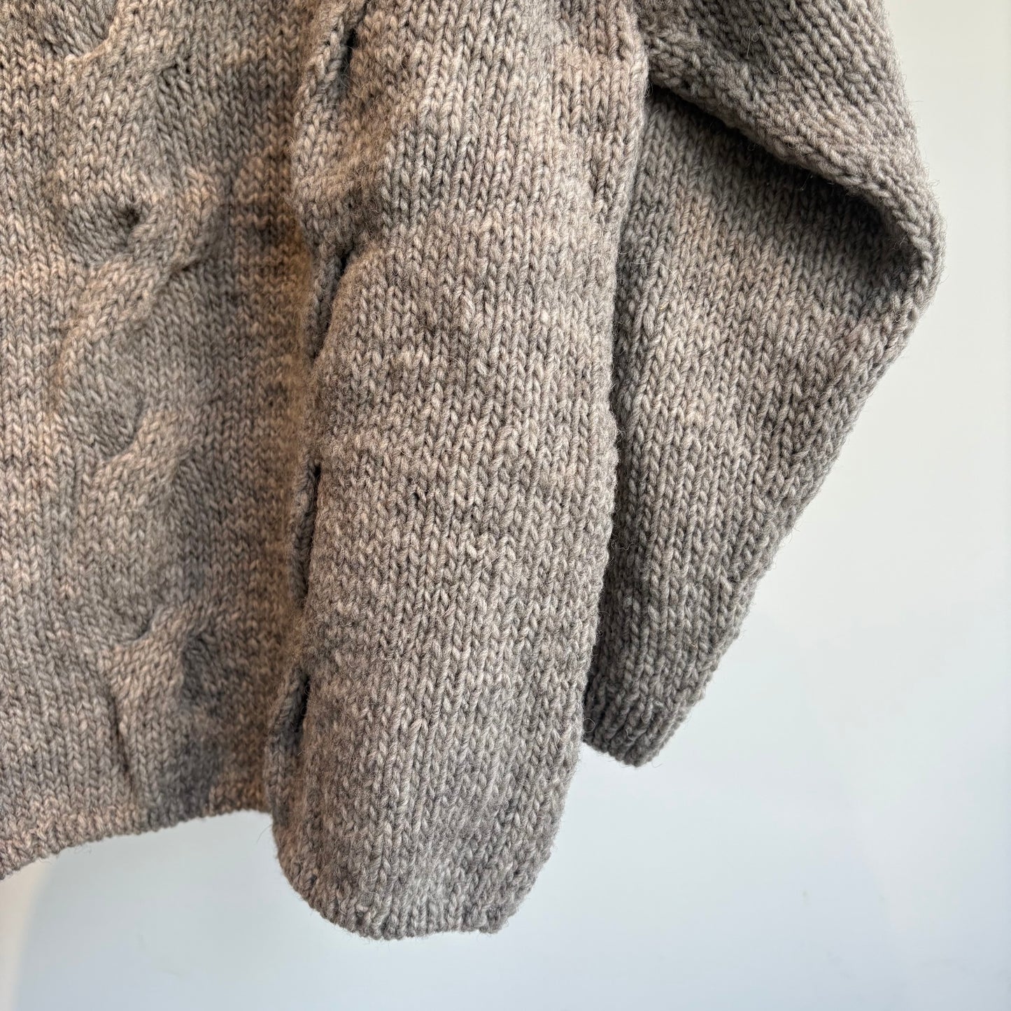 handsofcreation//ローゲージニット手編みBigケーブルP/O 01540724