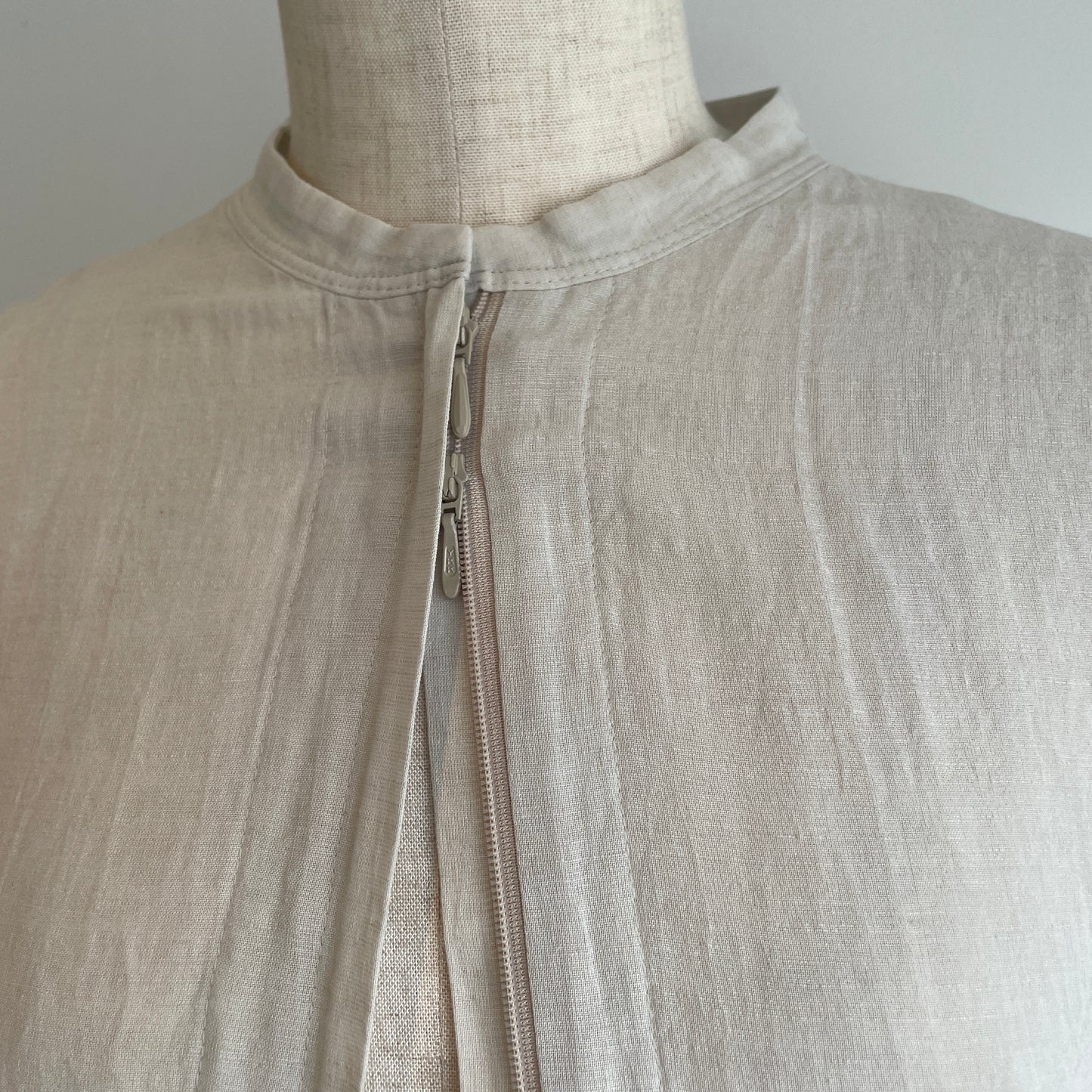 Aさま専用handsofcreation //CV100/2✕ 60/cotton/LinenCloth バンドカラーシアブルゾン　01610403