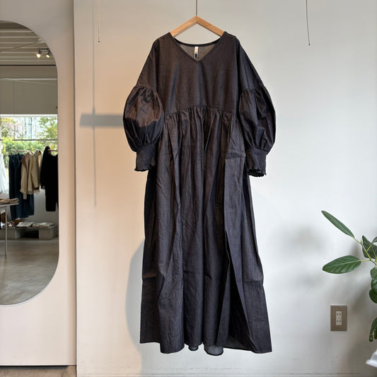 universaltissu//5.4ozデニムVネックOP  UT243OP012