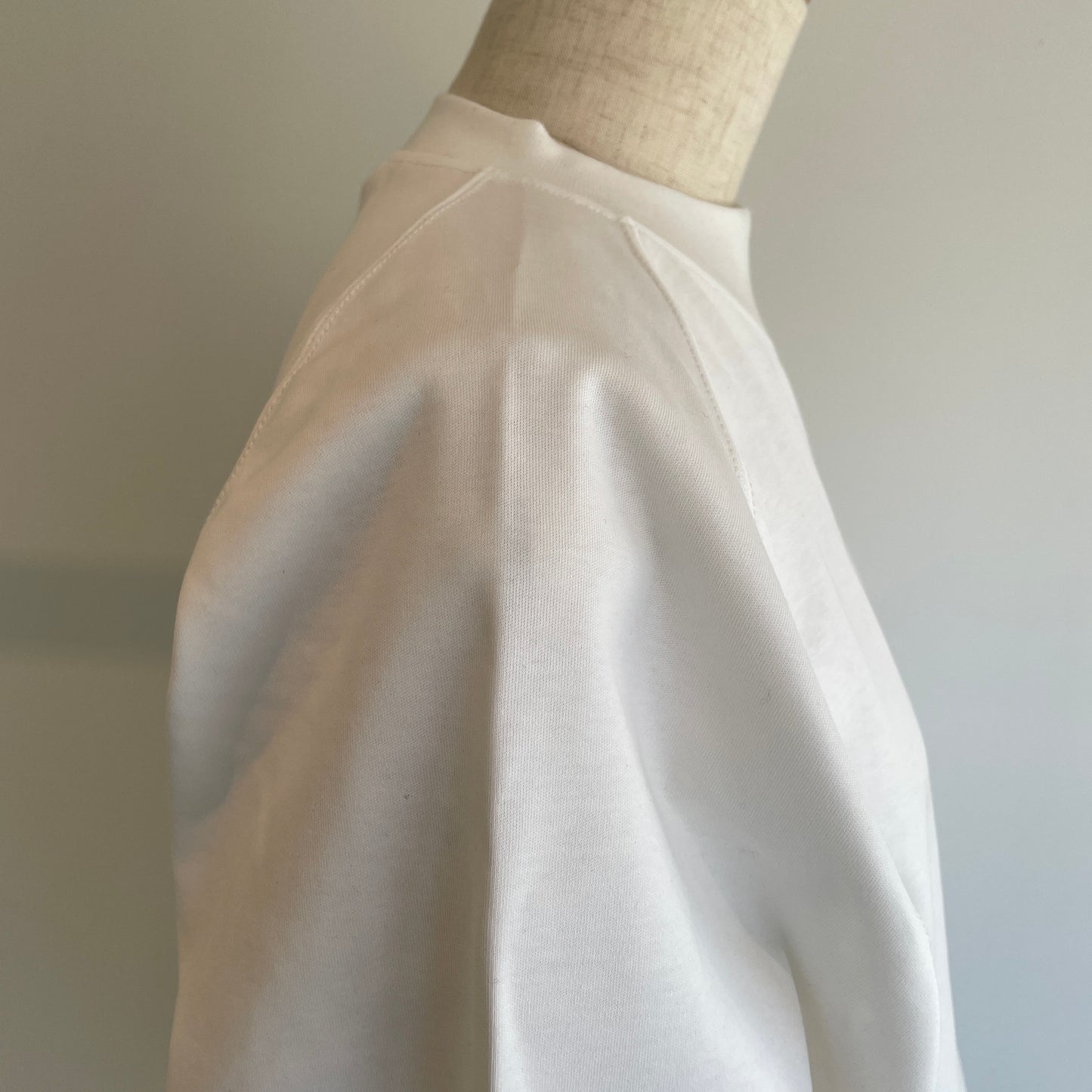 HAVERSACK //強撚スムースクルーネッククロップドラグランシャツ612601