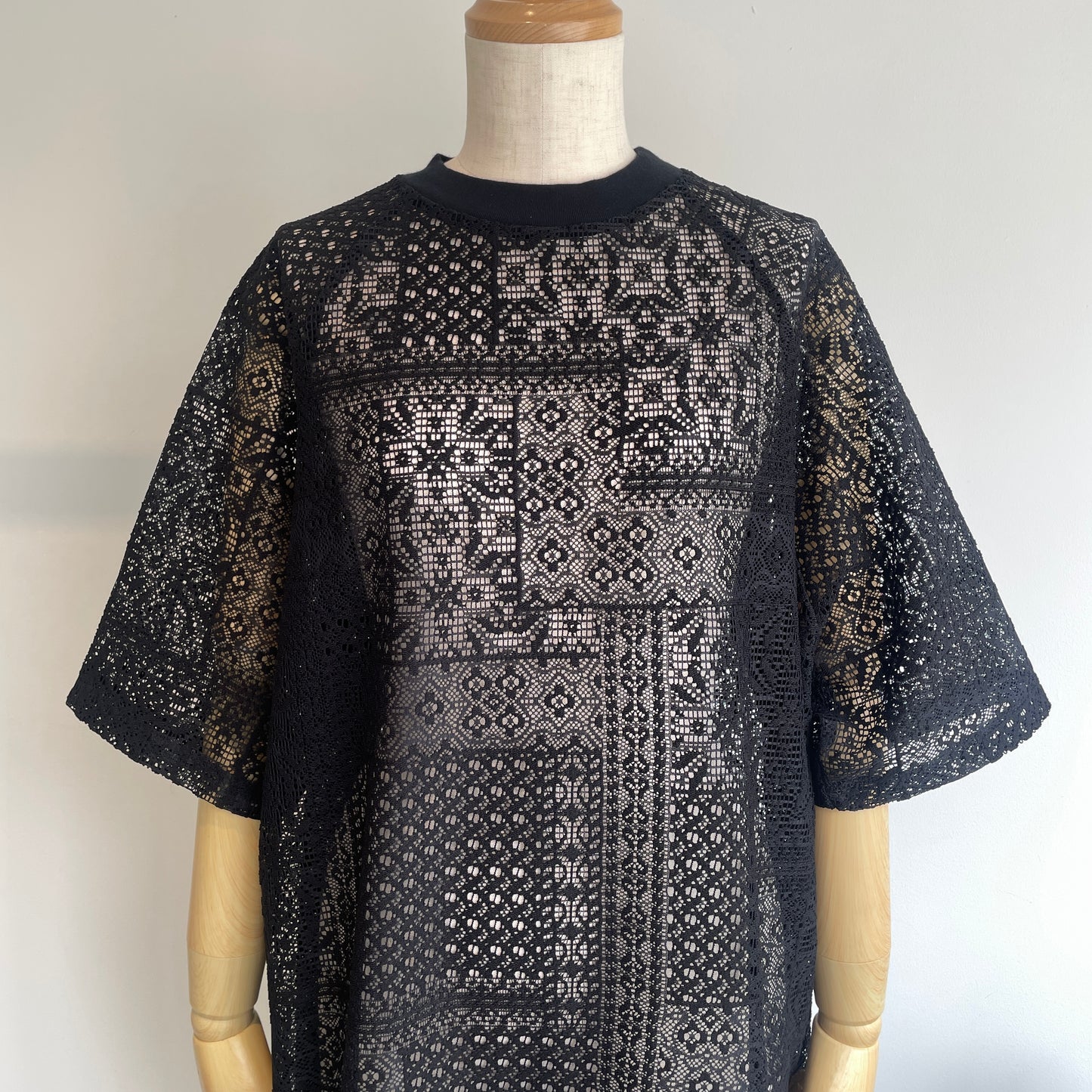 universaltissu//パッチワークレース スリットOP  TS250CT082