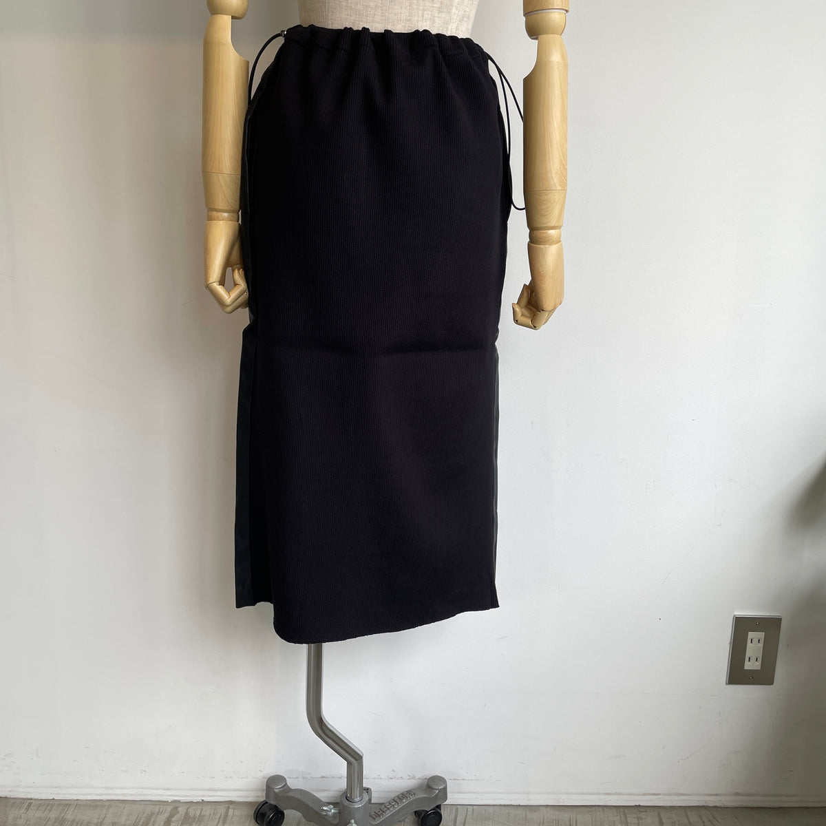 ALWEL//FAUX LEATHER DRAWSTRING SKIRT NAP-2