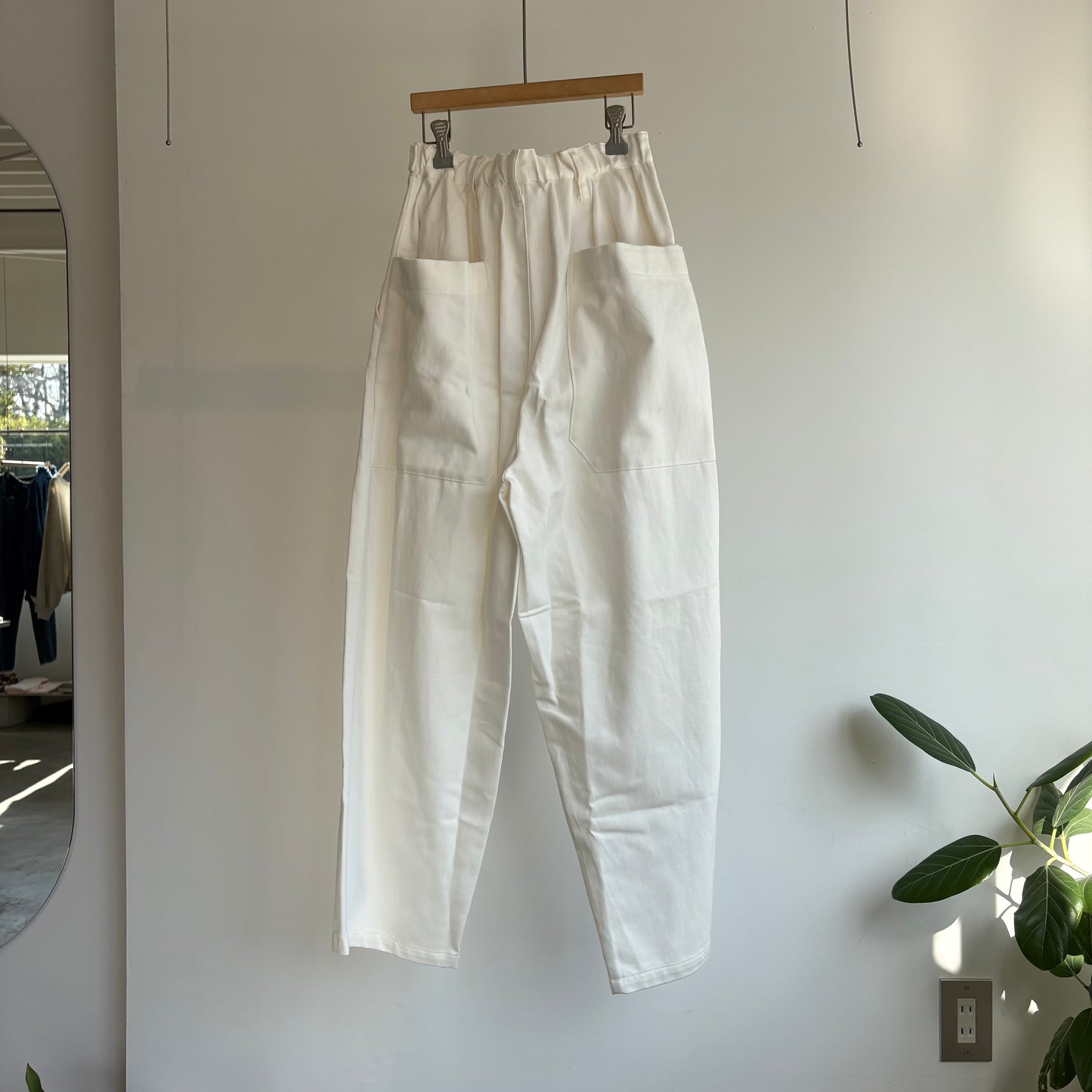 porterdesboutons//デニムワンタックパンツ　25107