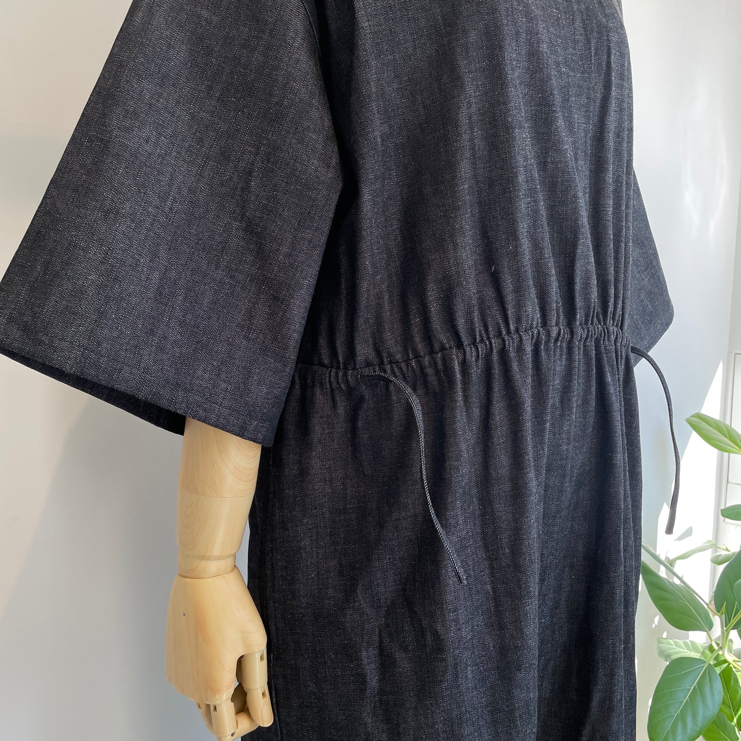 HAVERSACK //8.5 0Zライトデニム 5分袖ロングワンピ
ース） 652622