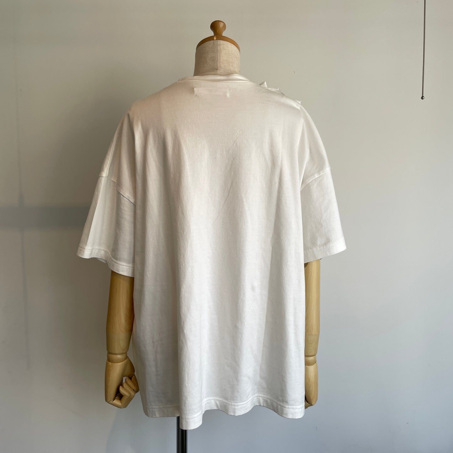 universaltissu//クラシック天竺 フリルTシャツ　US251CT023