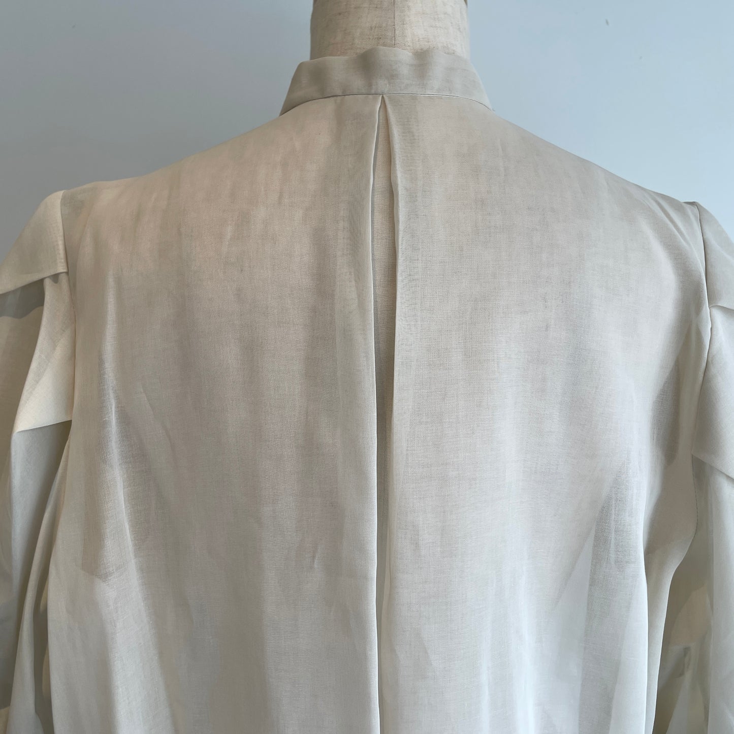 itochi //100/2 cotton organdy transparent blouse