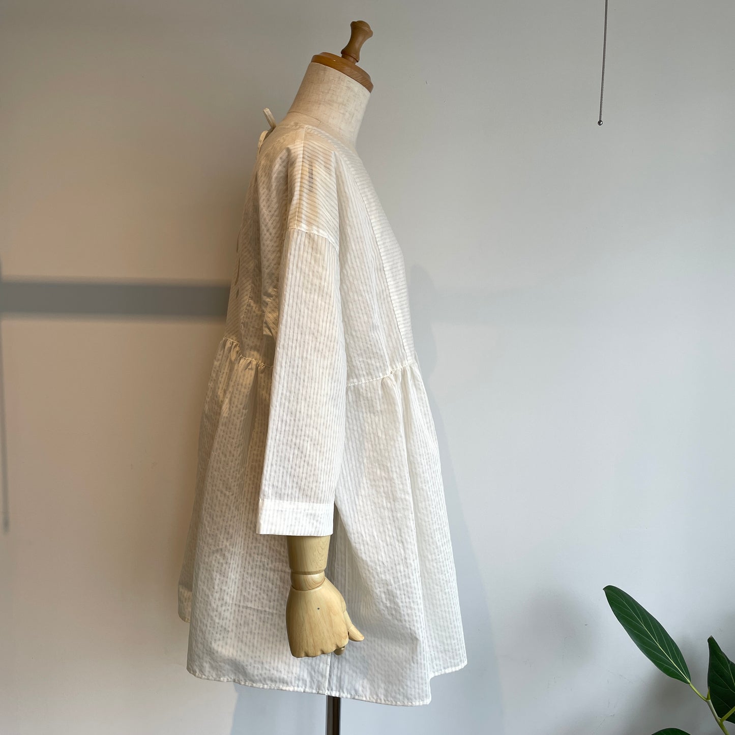 yuni //C/Pe stripe tunic tiered 2wayBL 1701BL028261