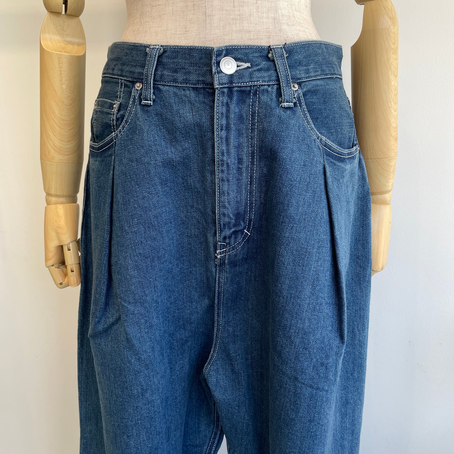 handsofcreation//C/Liデニムセルビッチテーパード5PKT パンツ　02440313