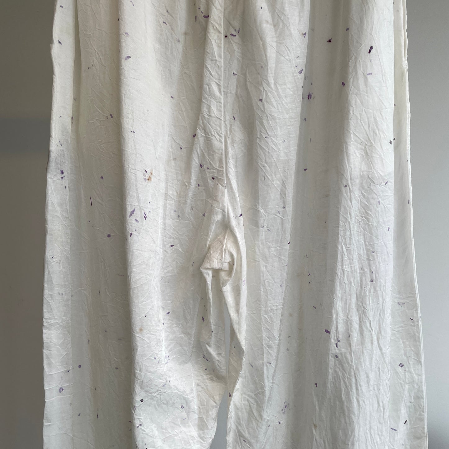 Oo // お花染イージーパンツ