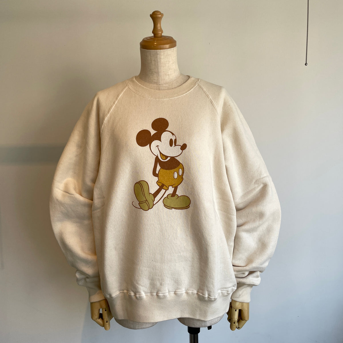 UNDYED//MICKEY SWEAT CREW 26FW024