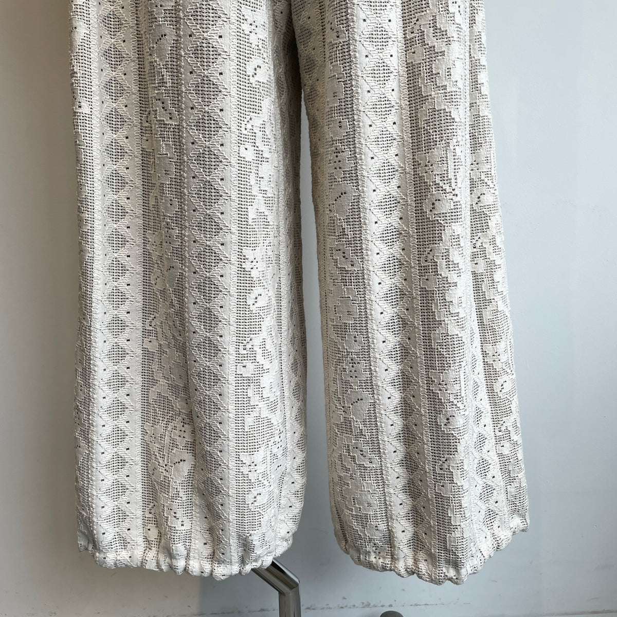 qiri//field flower lace ギャザーパンツ  6301PT008262