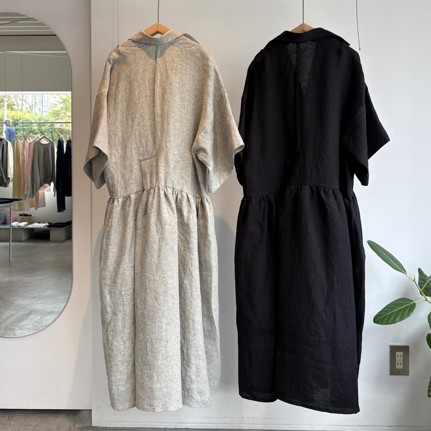 NATIVE VILLAGE//木の梢 ワイドスリーブドレス　31261-08311