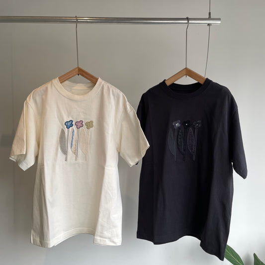 qiri//bloom’applique Tシャツ　6301CT001261