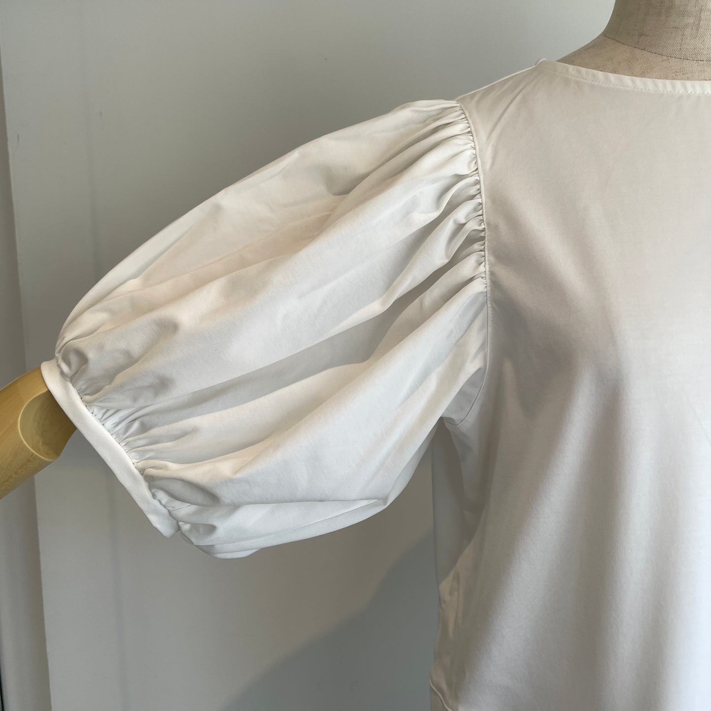 universaltissu//ソルシールドハイゲージ天竺ボリュームスリーブオールインワン　UT261CT013