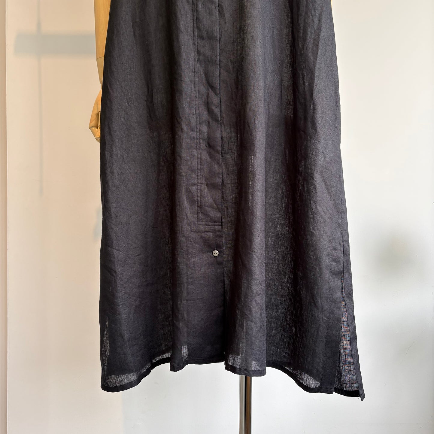 yuni//60/1Linen gather sleeves OP    1701OP026261